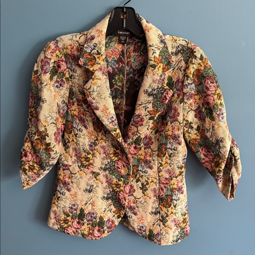Vintage, Karen Kane Floral Women's Blazer